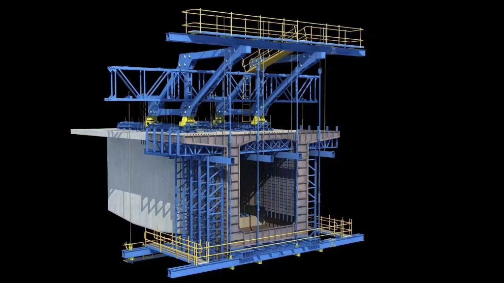 la structure du coffrage de paniers suspendus GOWE