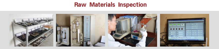 inspection des matières premières-GOWE
