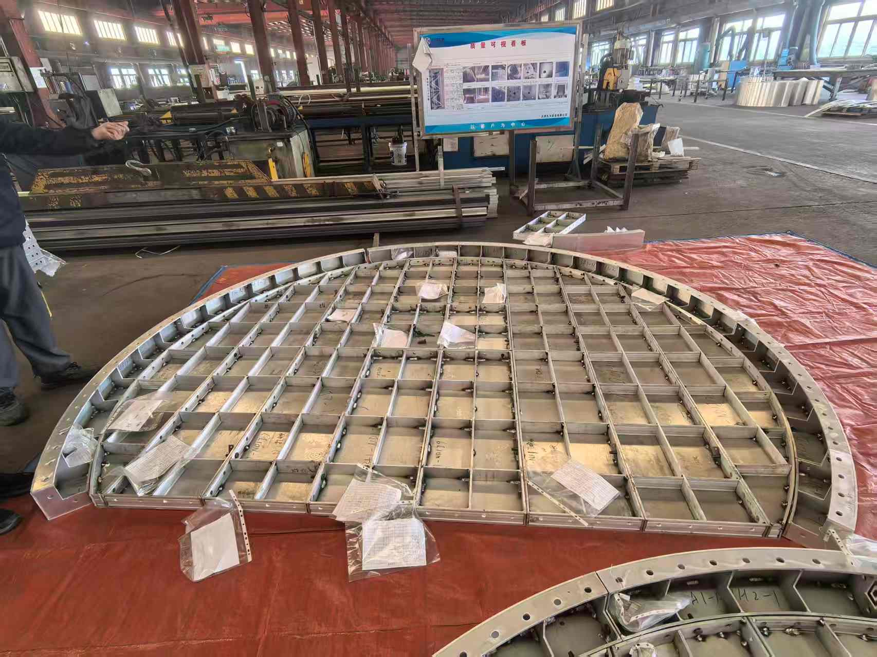Double-Curved Aluminum Inner Formwork GOWE’s Innovation for Nuclear Power Plant 7