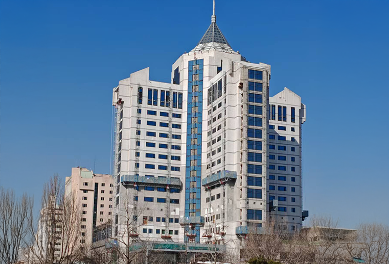 GOWE電気マスト登山作業プラットフォーム-公共建物