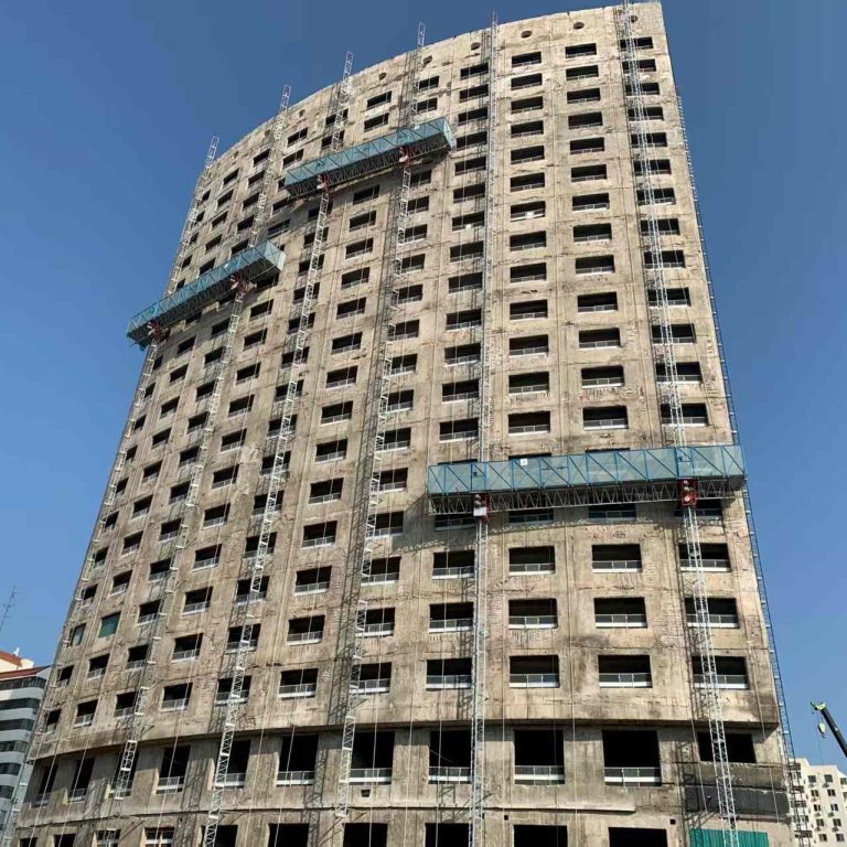 GOWE電気マスト登山作業プラットフォーム_2