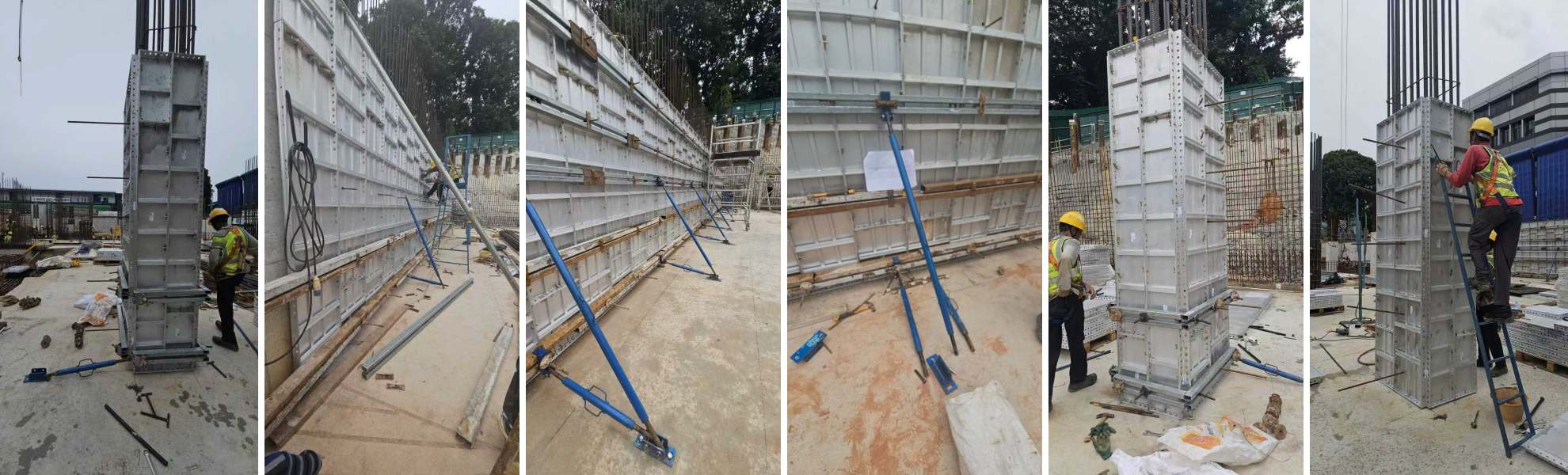 擁壁鋳型工事