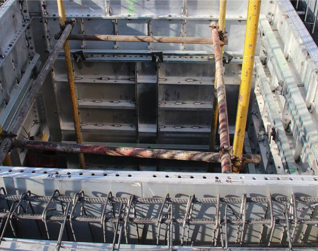 GOWE-ALUMINUM-FORMWORK- installation- process